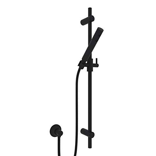 Modern Single-Function Hand Shower System In Matte Black
