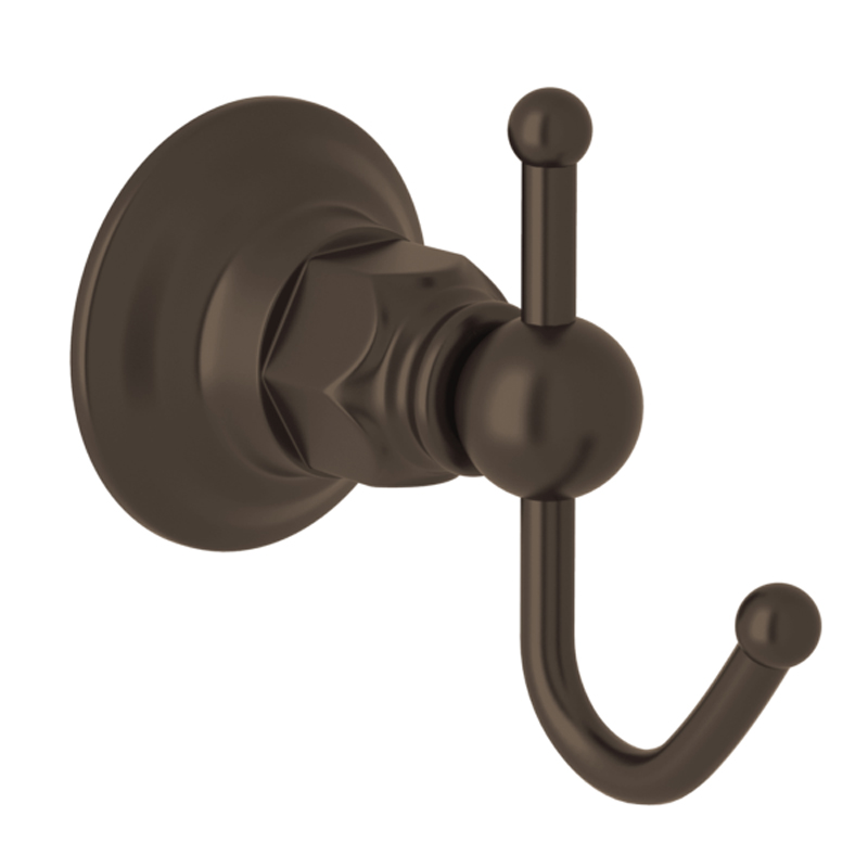 Country Double Roble Hook in Tuscan Brass