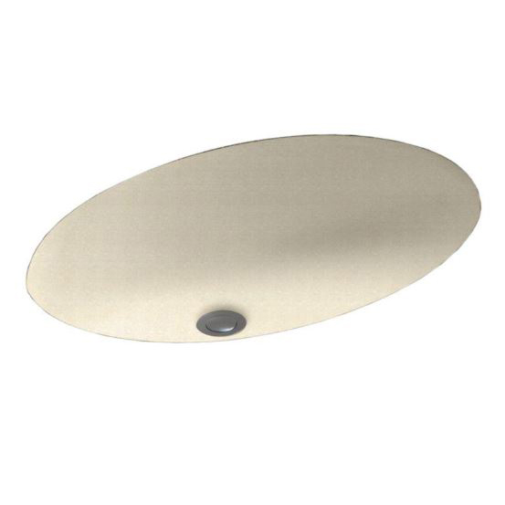 Single Bowl Undermount Lav Sink 19-5/8x16x5-5/8" in Pebble