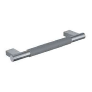 Maddox 18" Brushed Stainless Grab Bar w/Gray Grip