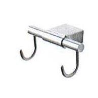 Maddox 3-57/64" Double Robe Hook in Brushed Stainless