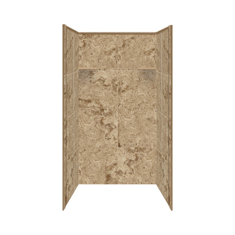 Studio 36x36x72" Shower Wall Kit in Sand Mountain