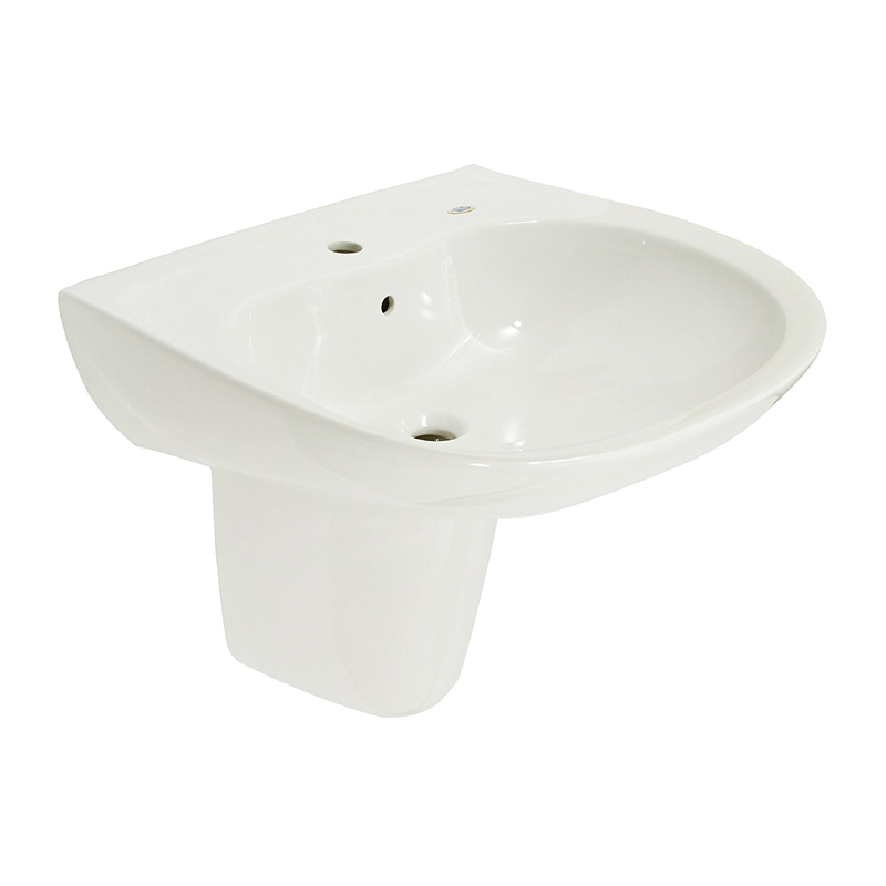 Prominence 26x21"Wall Mount Lav Sink in Colonial White w/1 Fct Hole