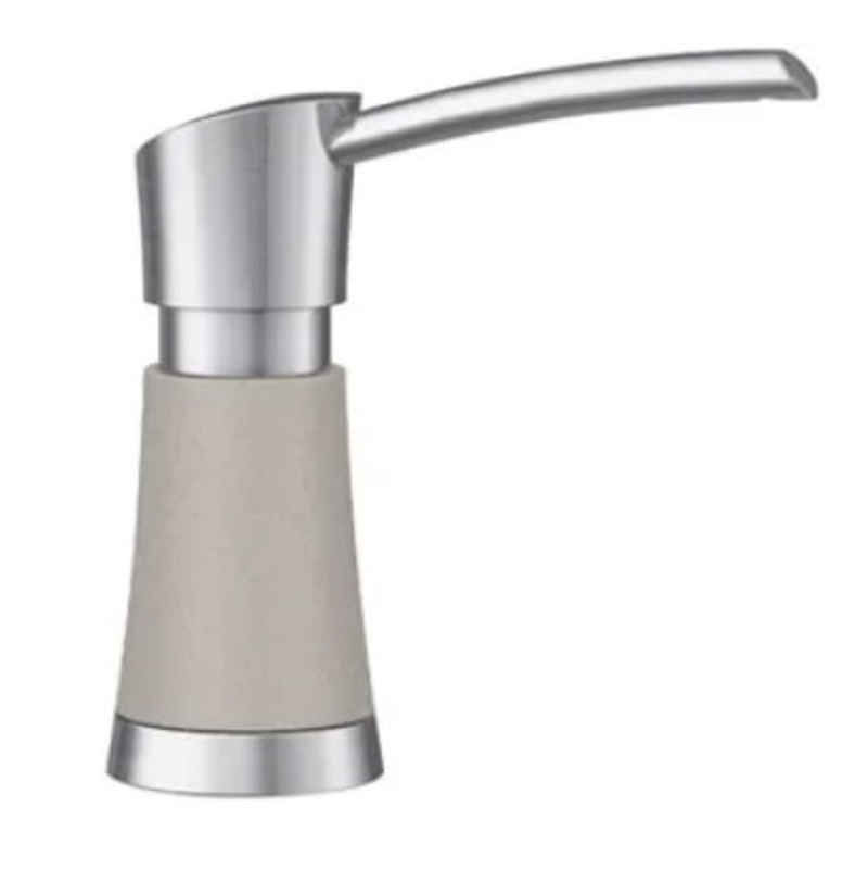 Artona Kitchen Soap Dispenser in PVD Steel/Concrete Gray