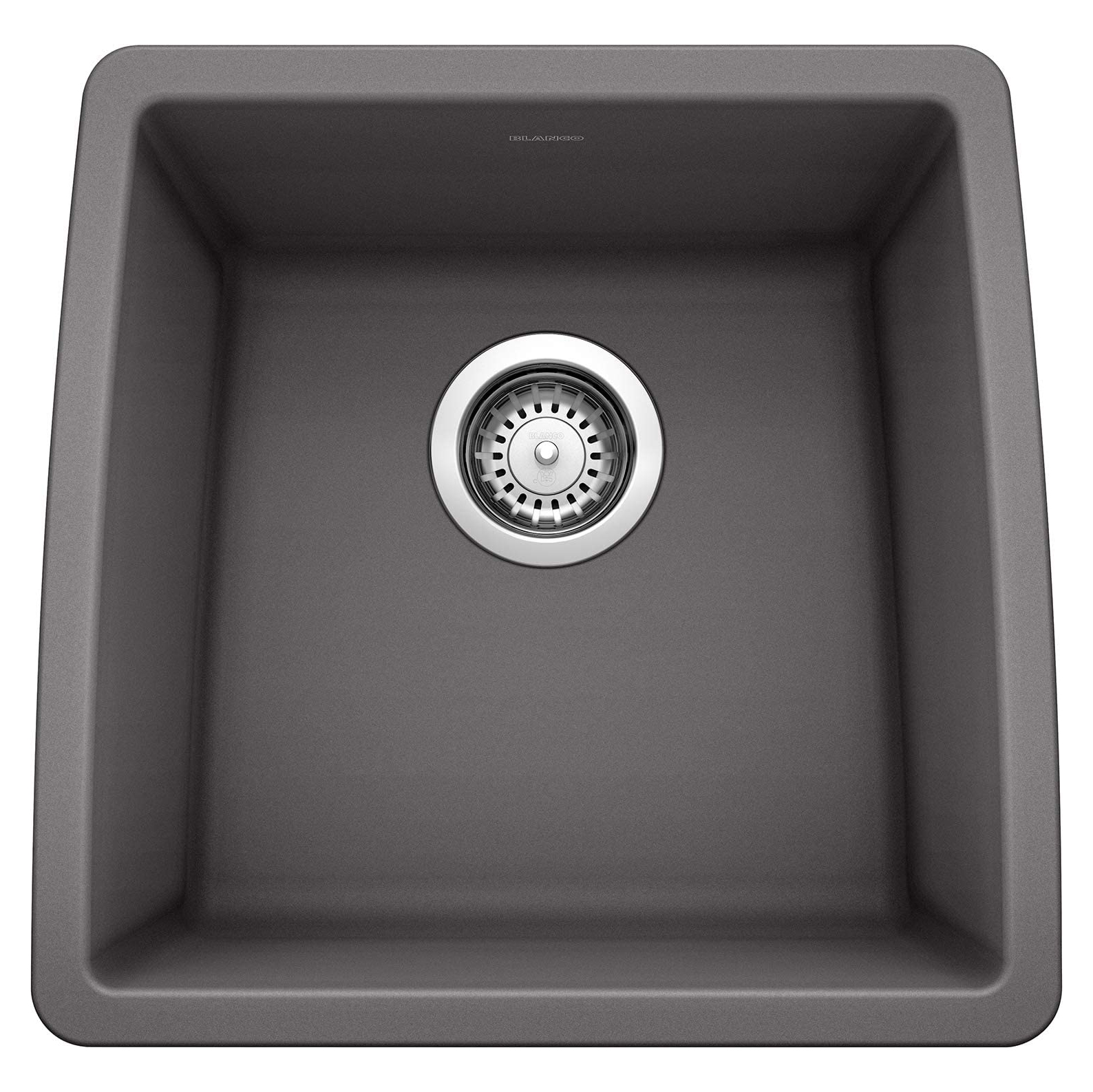Performa 17-1/2x17x9" Single Bowl Bar Sink in Cinder
