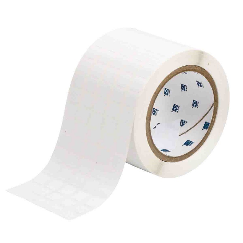 Glossy Polyester Labels .437x.50" White 10,000 per Roll