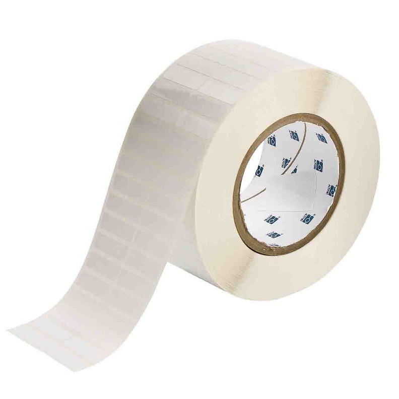 Glossy Polyester Labels .375x1.25" White 10,000 per Roll