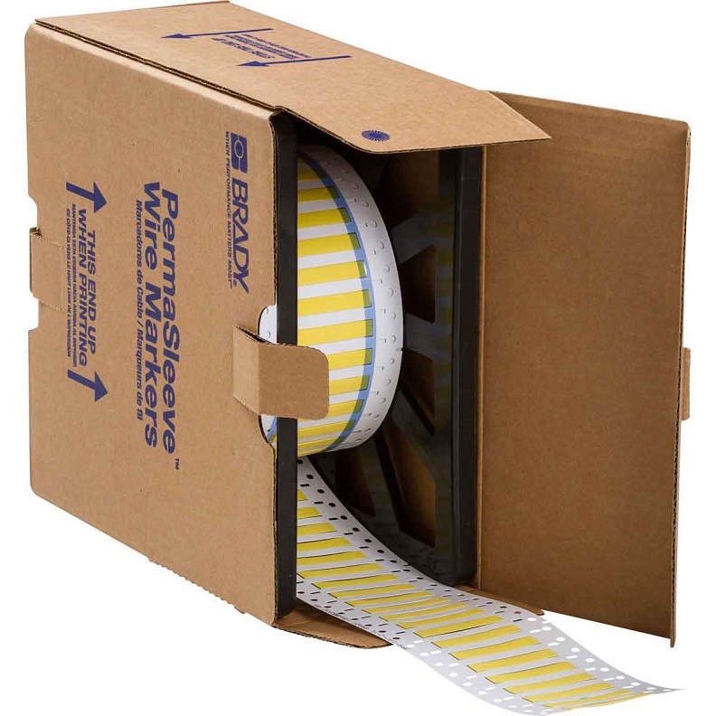 Wire Marking Sleeve 2"X0.335" Yellow 2,500 per Roll 