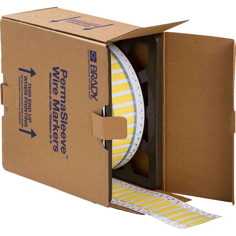 Wire Marking Sleeve 2"X0.439" Yellow 2,500 per Roll 