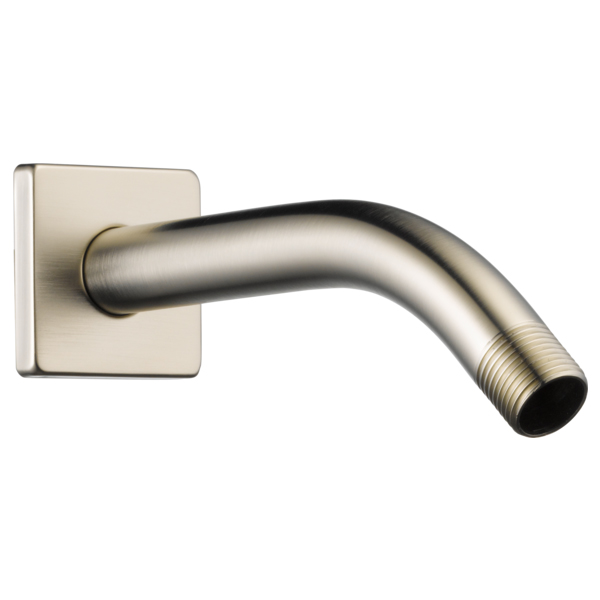 Brizo Essential Wall Mount Shower Arm & Flange In Brushed Nickel
