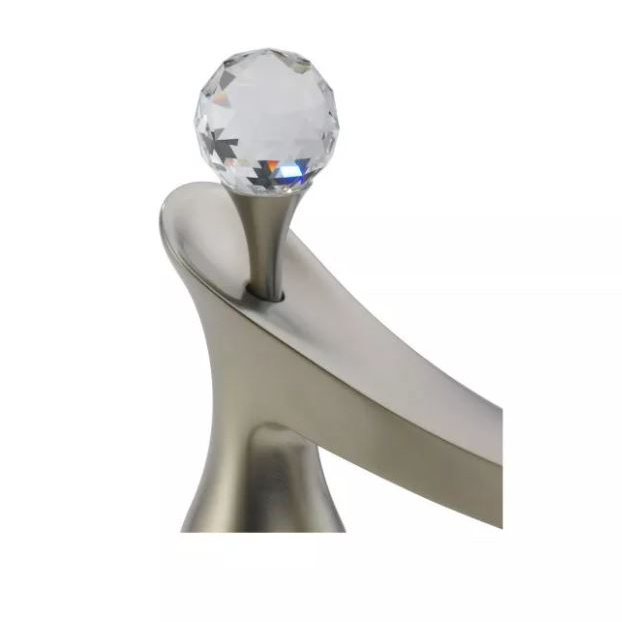 Brizo RSVP Faucet Finial in Brushed Nickel w/Swarovski Crystal