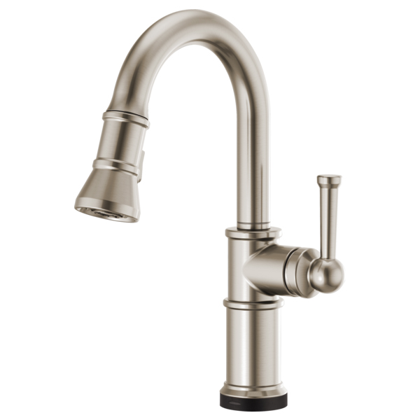 Artesso Single Hole Kitchen Faucet in Stainless Steel