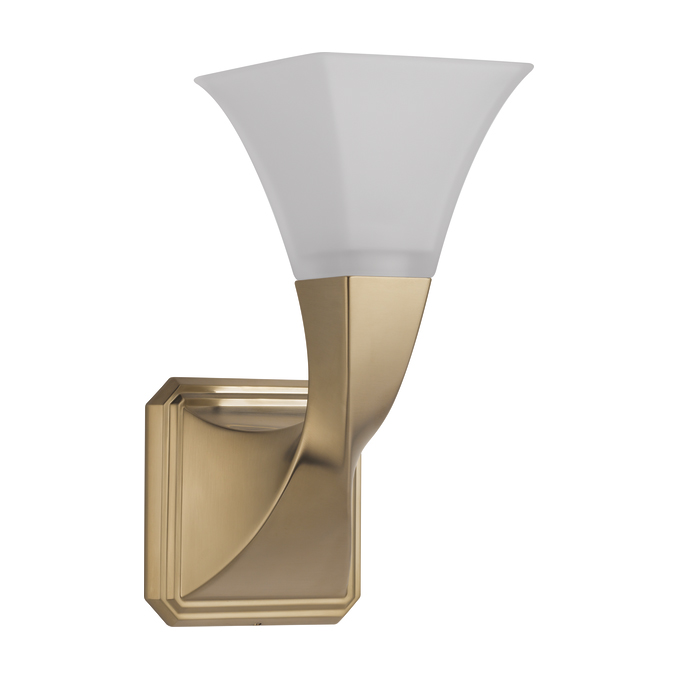 Virage Single Light Sconce in Luxe Gold