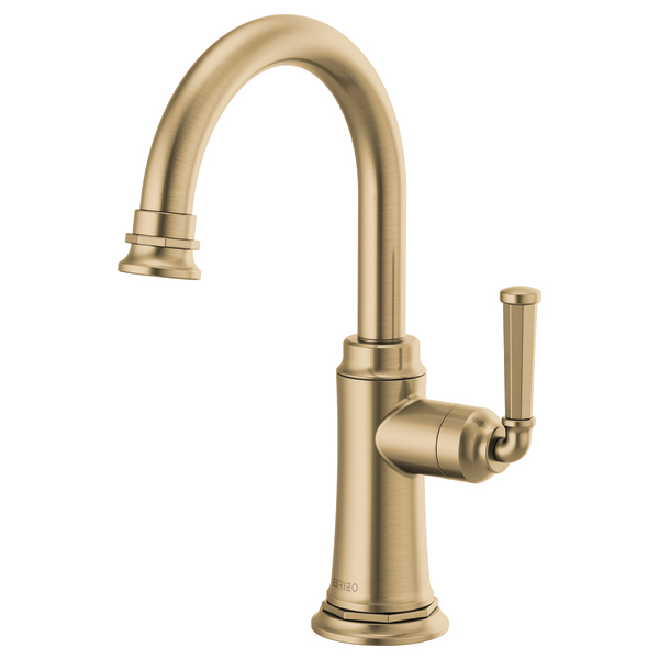 Brizo Rook Beverage Faucet w/Arc Spout in Luxe Gold