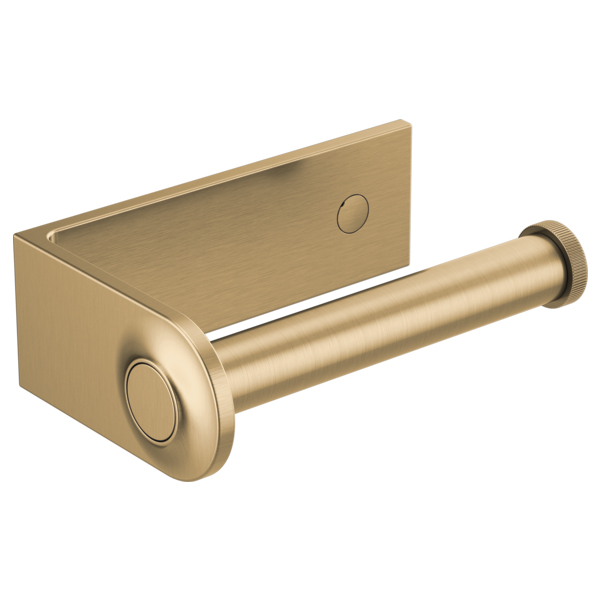 Brizo Kintsu Open Post Toilet Paper Holder in Luxe Gold