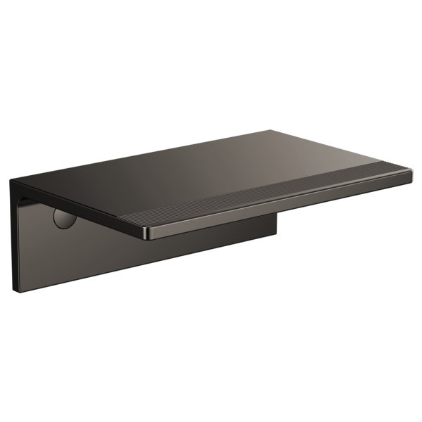 Brizo Kintsu Toilet Paper Holder Utility Shelf in Black Onyx