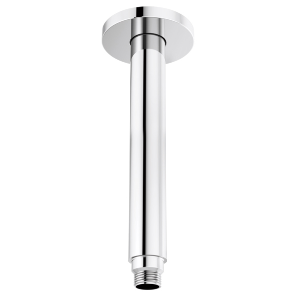Brizo Kintsu Ceiling Mount Shower Arm & Flange In Br Polished Chrome