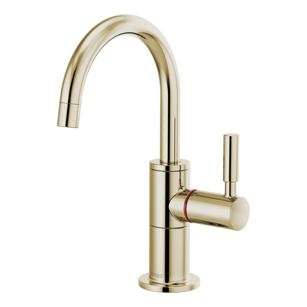 Brizo Instant Hot Faucet w/Arc Spout in Polished Nickel