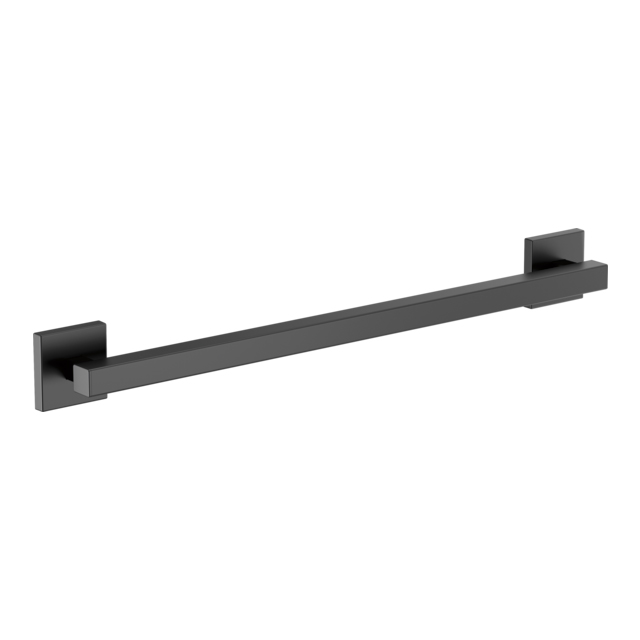 Brizo 24" Euro Square Grab Bar in Matte Black