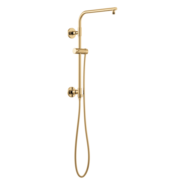 Brizo Essential Shower Column In Polished Gold