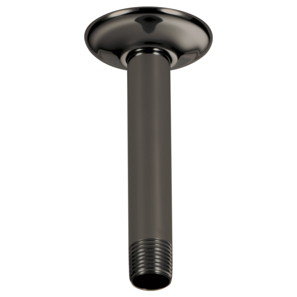 Brizo Essential Ceiling Mount Shower Arm & Flange In Br Black Onyx