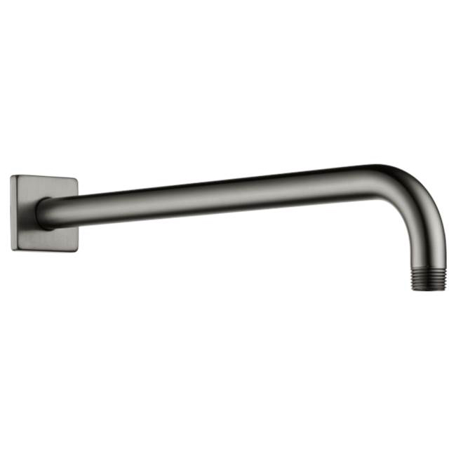 Brizo Essential Wall Mount Shower Arm & Flange In Luxe Steel