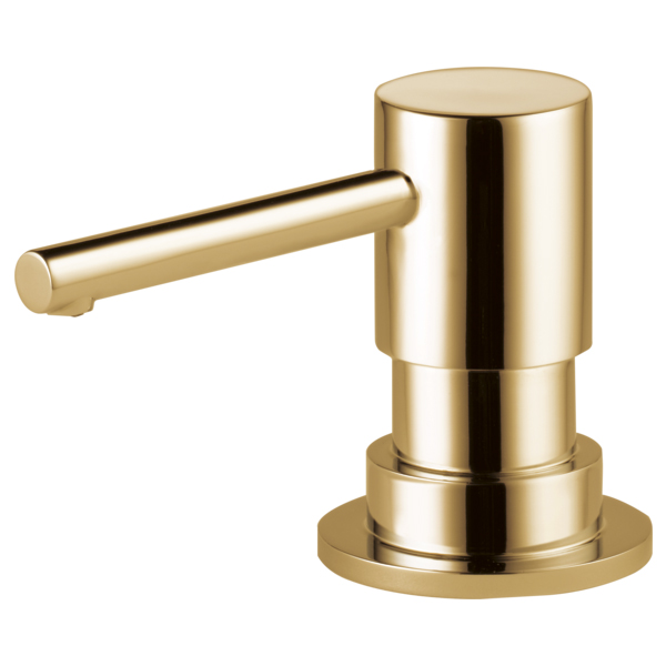 Brizo Solna Soap/Lotion Dispenser in Polished Gold