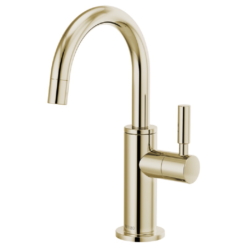 Brizo Beverage Faucet w/Arc Spout in Polished Nickel
