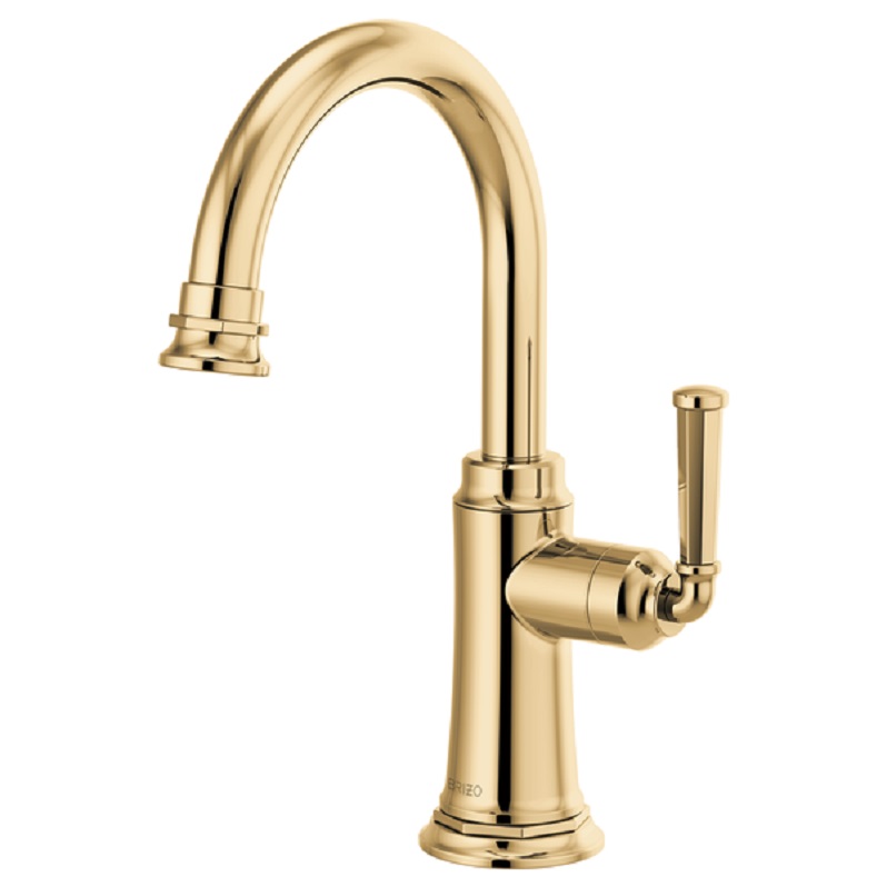 Brizo Rook Beverage Faucet w/Arc Spout in Luxe Gold