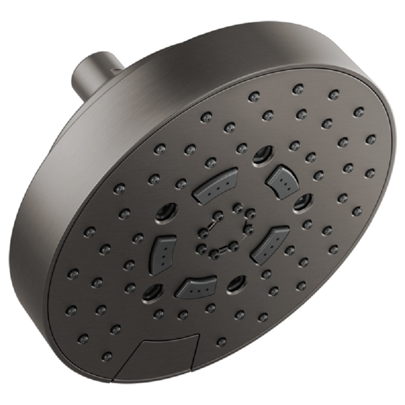 Brizo Essential 7" 5-Function Showerhead in Luxe Steel, 1.75 gpm