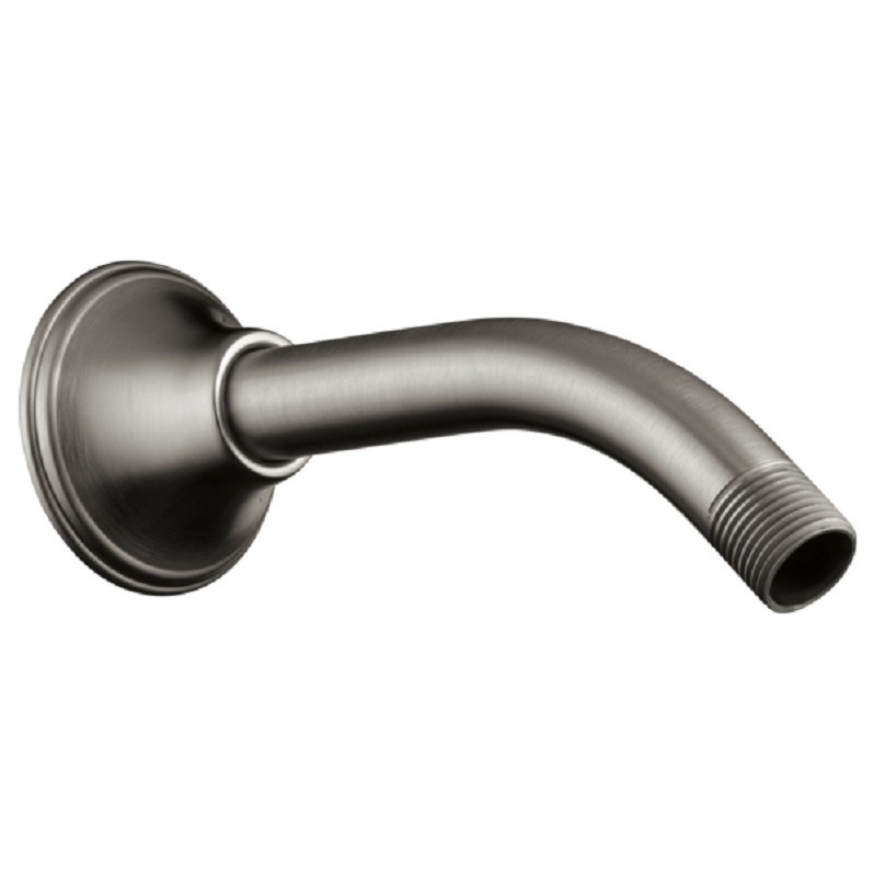 Brizo Essential 7" Classic Shower Arm & Flange in Luxe Steel