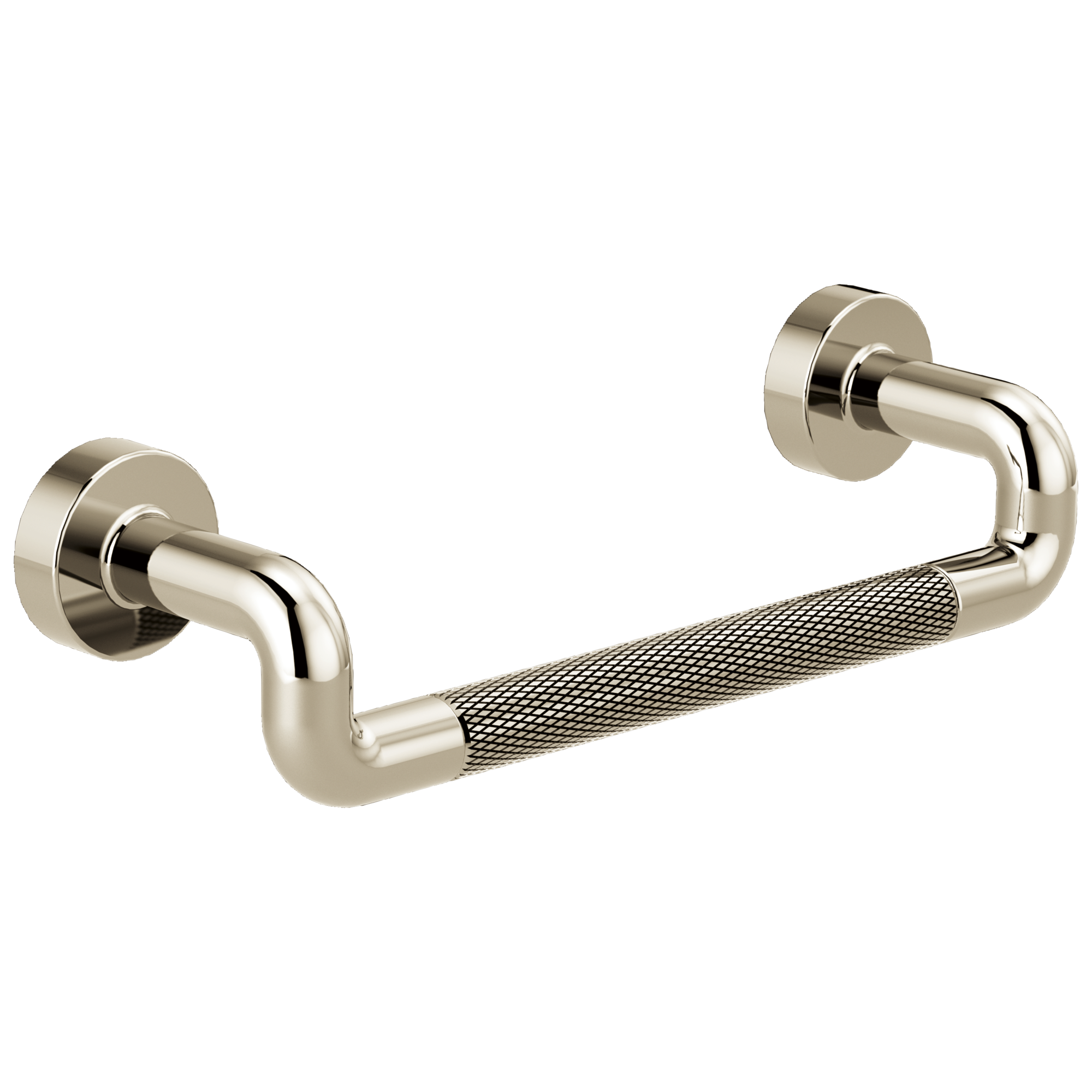 Litze Drawer Pull w/Knurling in Polished Nickel