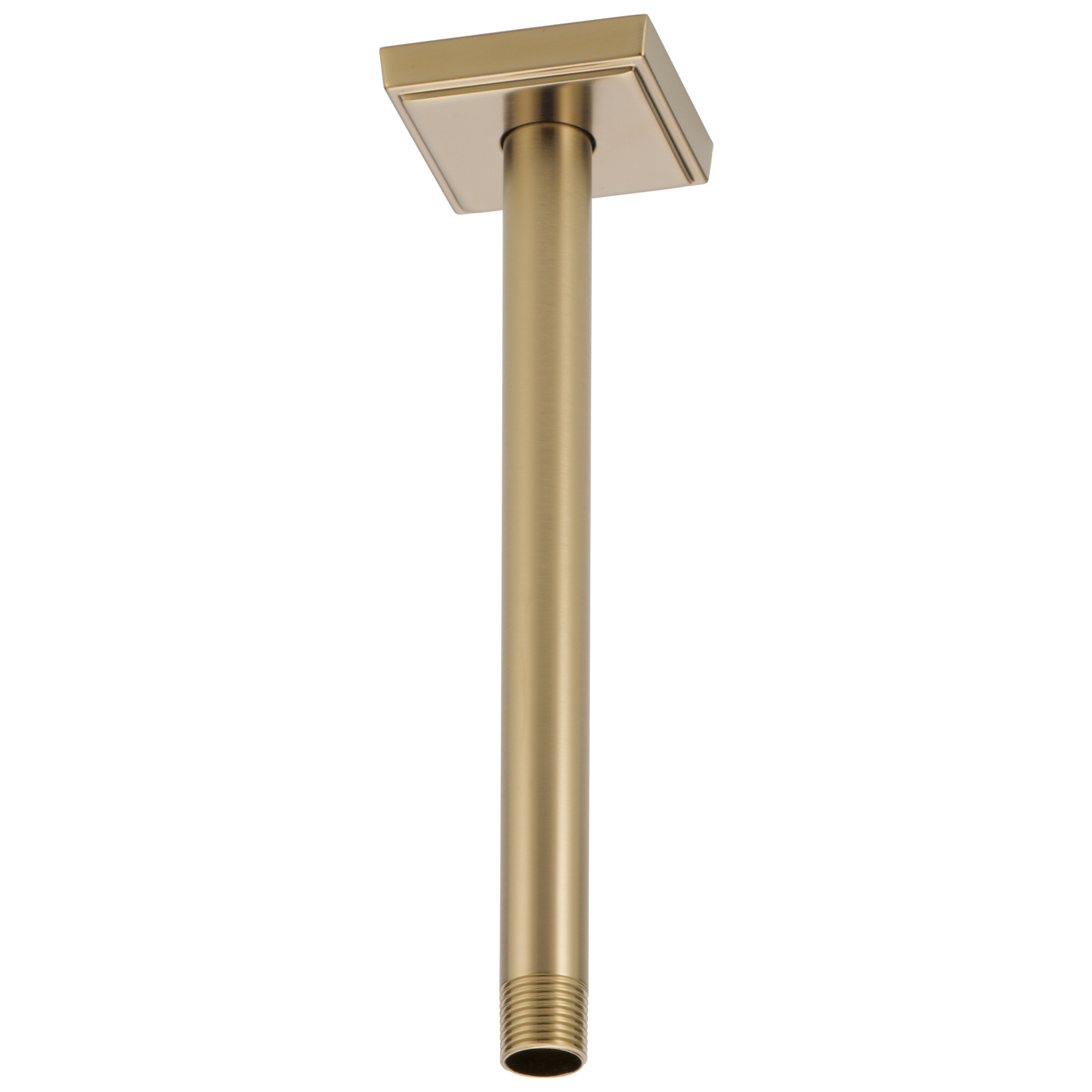 10" Ceiling Mount Shower Arm & Flange in Luxe Gold 