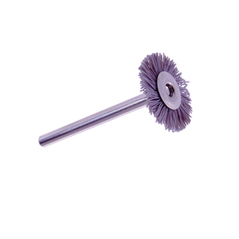 Radial Brush 1-1/4" Diameter 600 Grit A/O with 1/8" Stem 