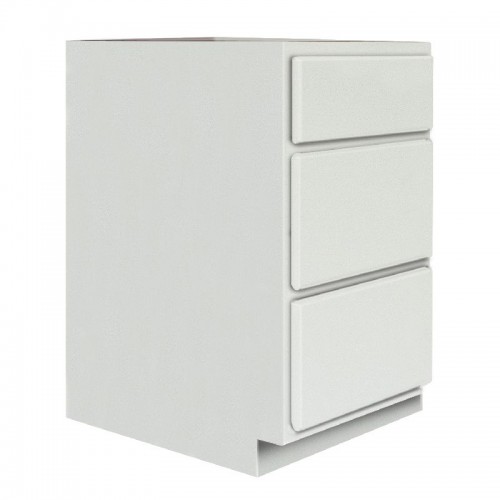 Georgetown 15x34-1/2x24" 3 Drawer Base Cabinet in White