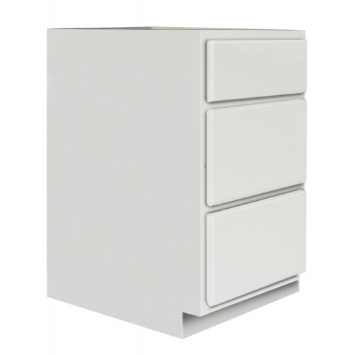 Georgetown 18x34-1/2x24" 3 Drawer Base Cabinet in White