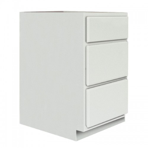 Georgetown 30x34-1/2x24" 3 Drawer Base Cabinet in White