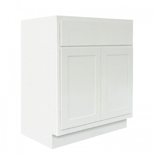 Georgetown 30x34-1/2x24" Range & Sink Cabinet in White