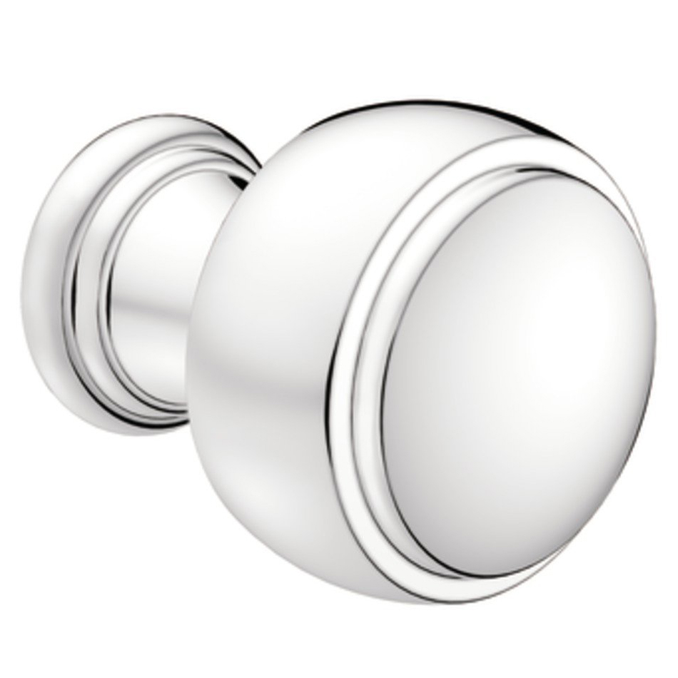 Weymouth Round Cabinet Knob in Polished Chrome (1 pc)