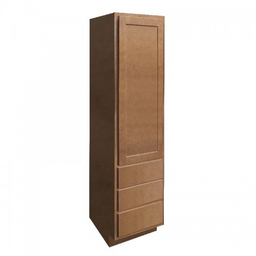 Georgetown 18x21x80" Tall Linen Cabinet in Maple Autumn