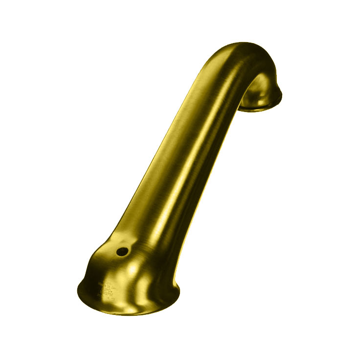New Style Spout w/Direct Connection in Italian Brass