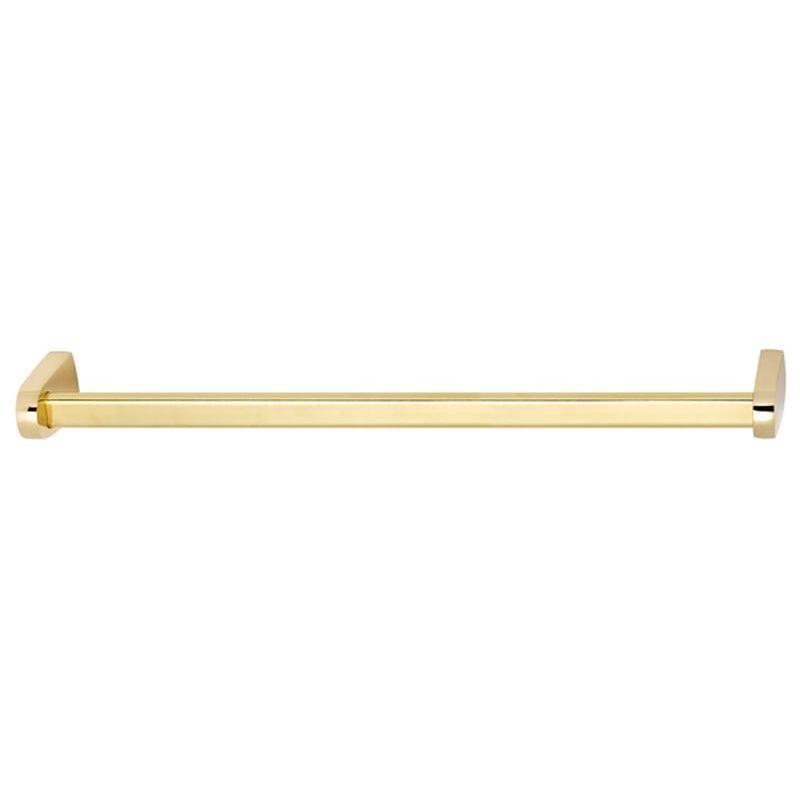 Euro 24" Towel Bar in Polished Brass