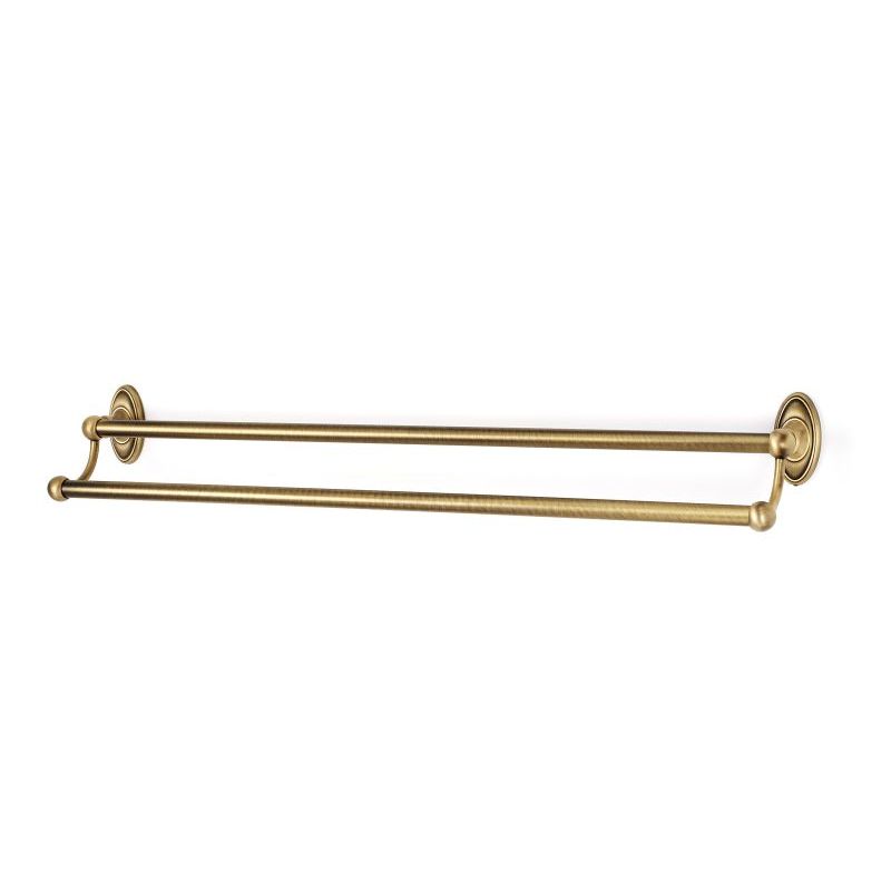 Classic Traditional 30" Double Towel Bar in Antique English Matte