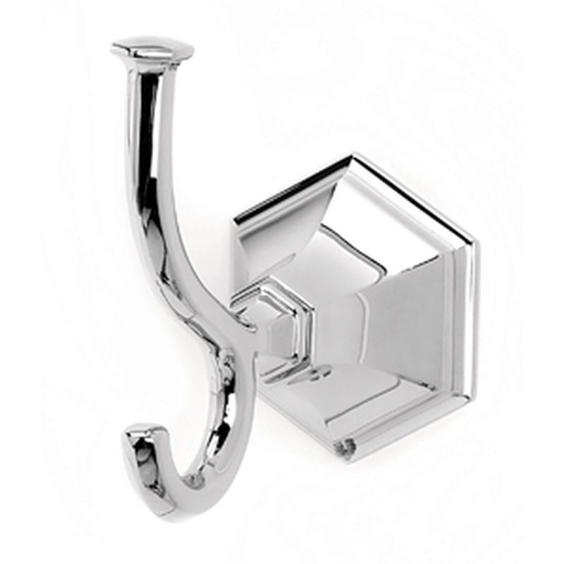 Nicole Double Robe Hook in Polished Chrome