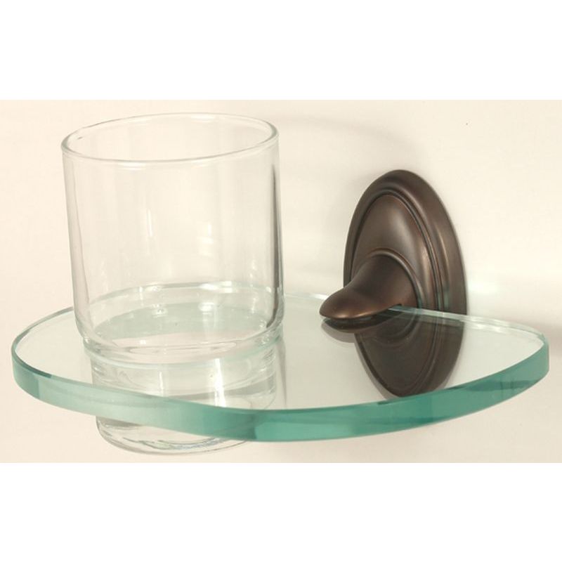 Classic Traditional Tumbler Holder w/Tumbler in Chocolate Bronze