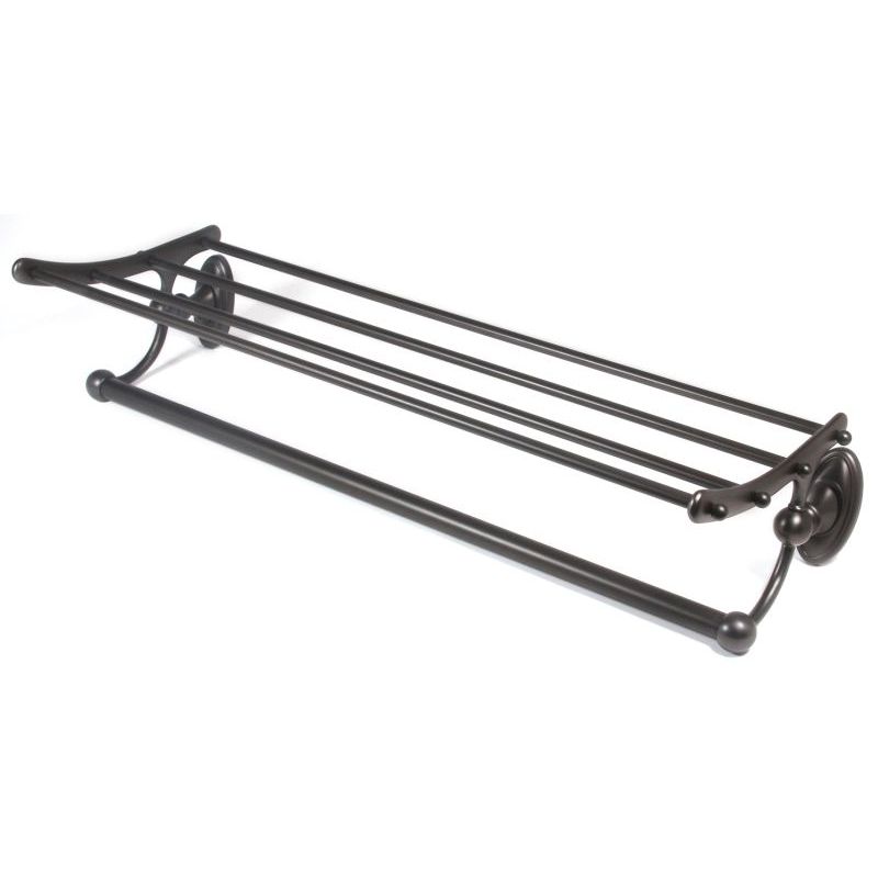 Classic Traditional 24" Double Towel Rack in Bronze