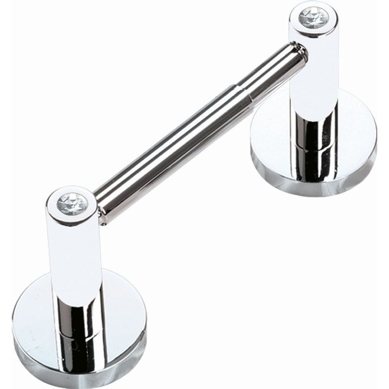 Crystal Contemporary Toilet Paper Holder in Polished Chrome