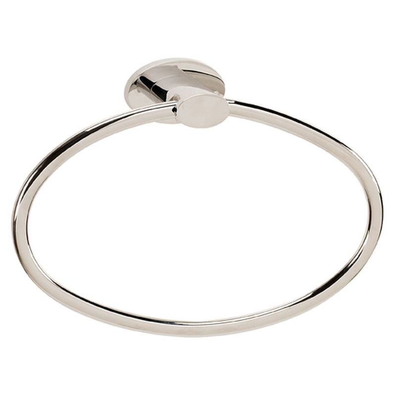 Contemporary III 5-1/2x7-7/8" Towel Ring in Polished Nickel