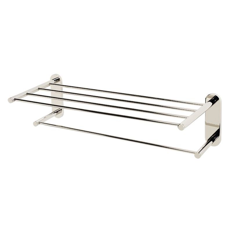 Contemporary I 24" Towel Rack in Polished Nickel