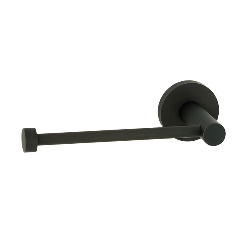 Contemporary I Single Post Toilet Paper Holder in Bronze